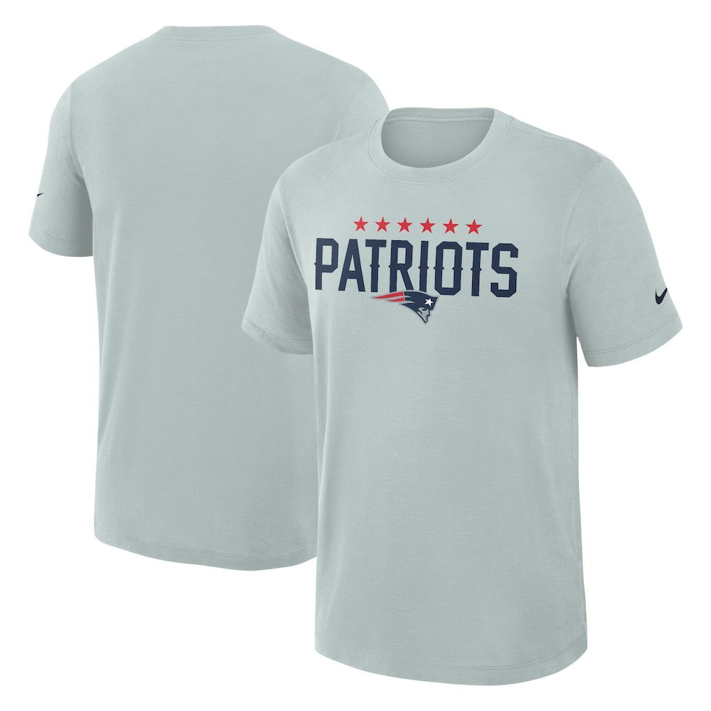 New England Patriots 2025 Rivalries Collection Slub Dri-FIT T-Shirt Silver | Nike for Sale