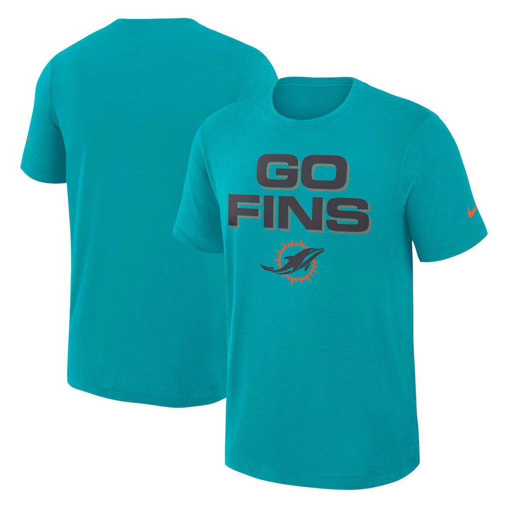 Miami Dolphins 2025 Rivalries Collection Slub Dri-FIT T-Shirt Turbo Green | Nike for Sale