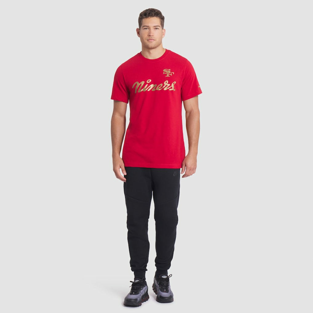 San Francisco 49ers 2025 Rivalries Collection Slub Dri-FIT T-Shirt Scarlet | Nike for Sale