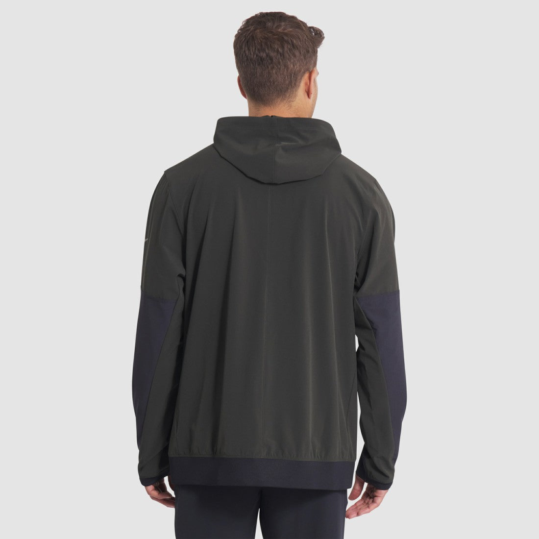New York Jets 2025 Rivalries Collection Sideline Anorak Half-Zip Hoodie Jacket Gotham Green | Nike for Sale