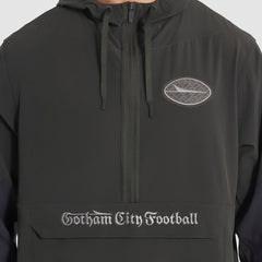 New York Jets 2025 Rivalries Collection Sideline Anorak Half-Zip Hoodie Jacket Gotham Green | Nike for Sale