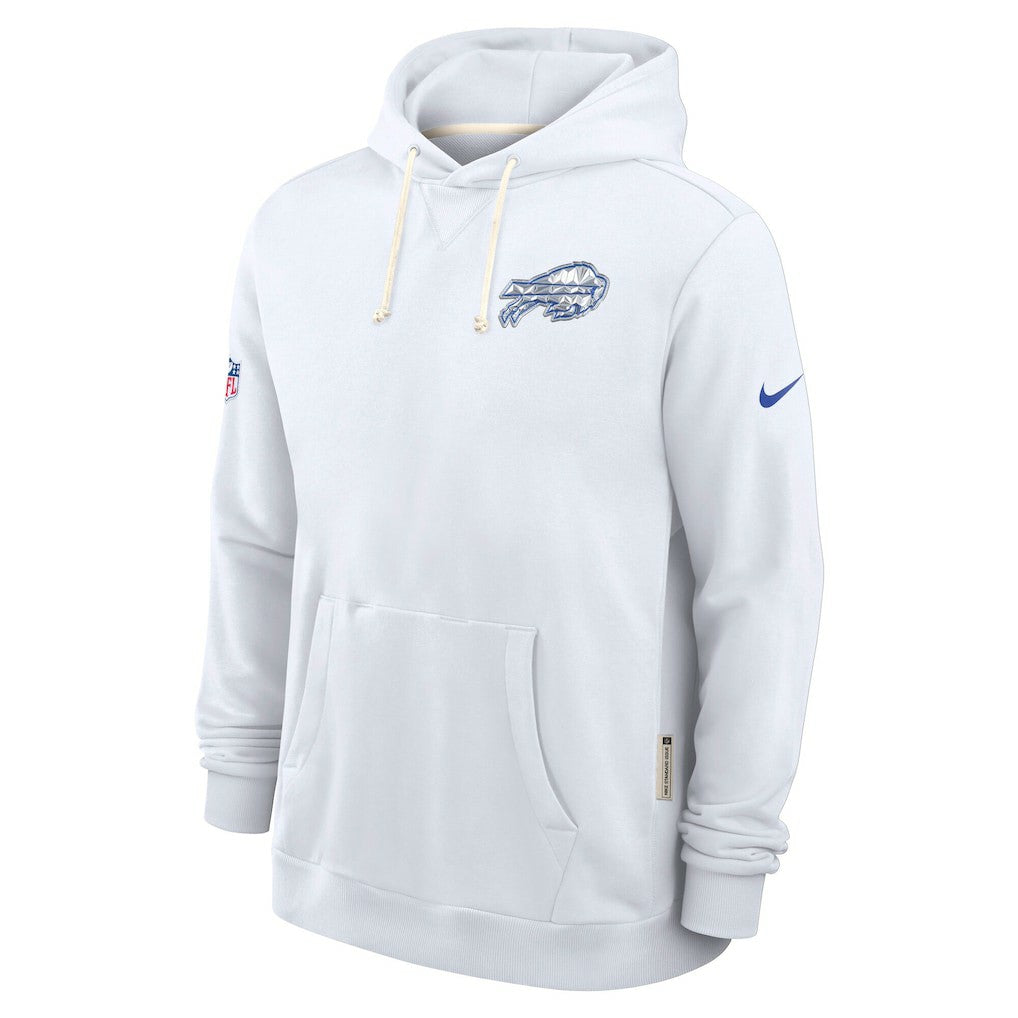 Buffalo Bills 2025 Rivalries Collection Standard Issue Sideline Dri-FIT Hoodie White | Nike for Sale