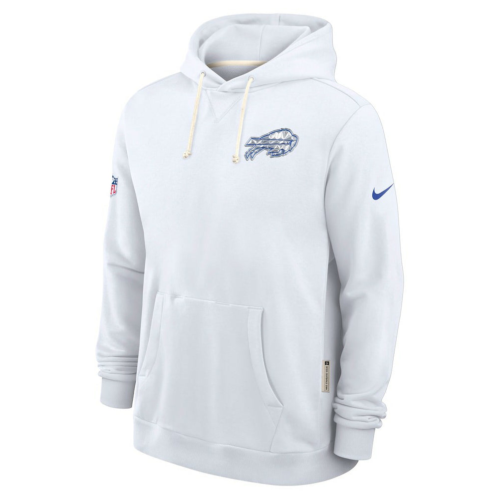 Buffalo Bills 2025 Rivalries Collection Standard Issue Sideline Dri-FIT Hoodie White | Nike for Sale