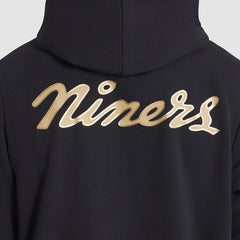 San Francisco 49ers 2025 Rivalries Collection Standard Issue Sideline Dri-FIT Hoodie Black | Nike for Sale