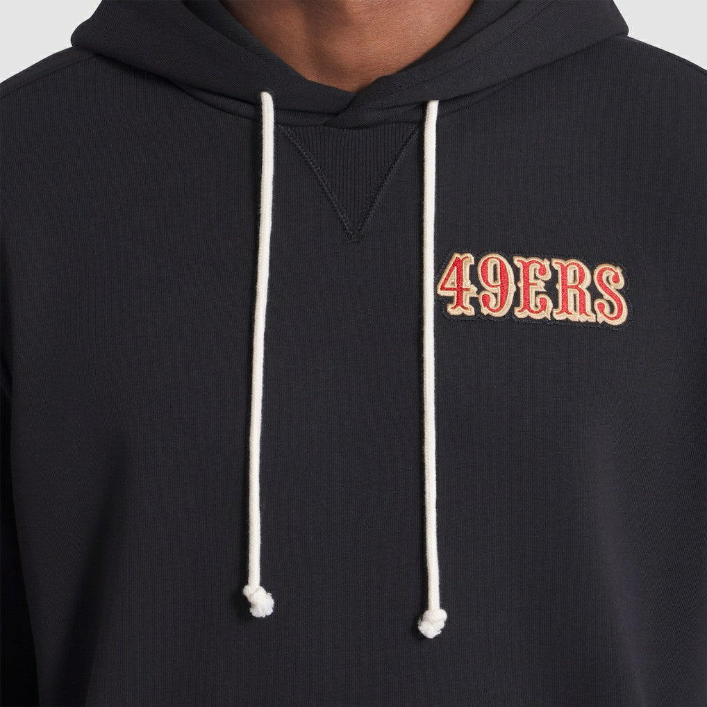 San Francisco 49ers 2025 Rivalries Collection Standard Issue Sideline Dri-FIT Hoodie Black | Nike for Sale