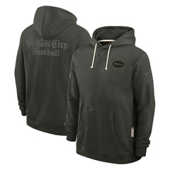 New York Jets 2025 Rivalries Collection Standard Issue Sideline Dri-FIT Hoodie Gotham Green | Nike for Sale