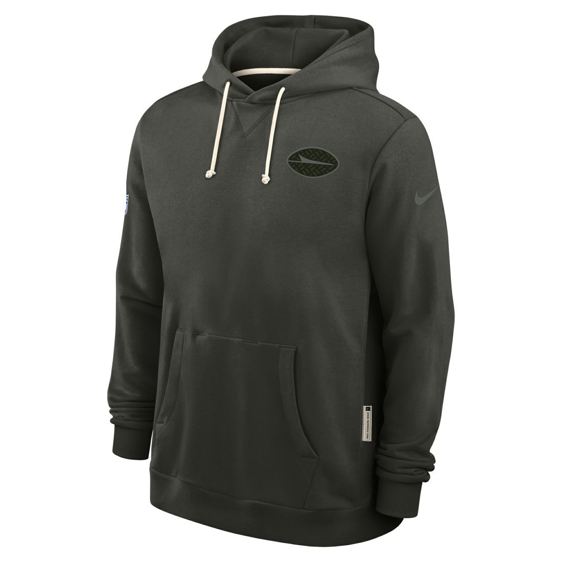 New York Jets 2025 Rivalries Collection Standard Issue Sideline Dri-FIT Hoodie Gotham Green | Nike for Sale