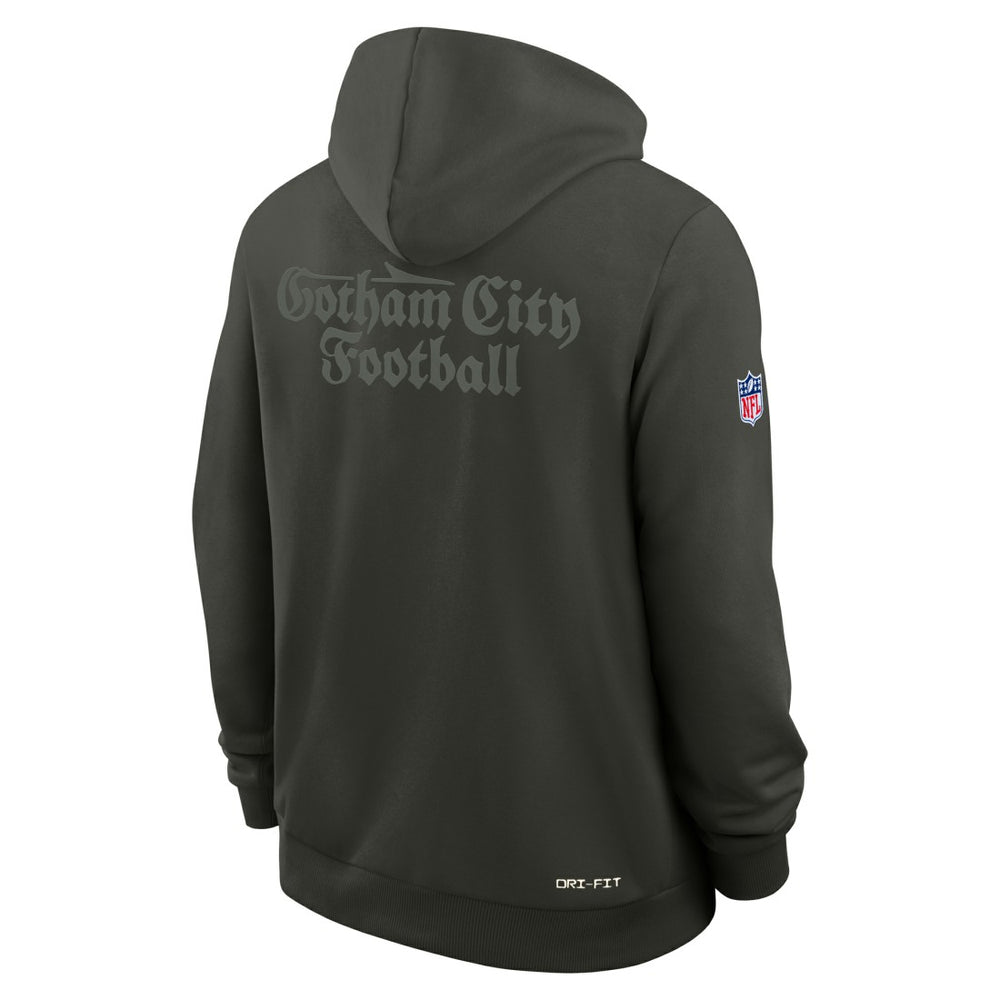 New York Jets 2025 Rivalries Collection Standard Issue Sideline Dri-FIT Hoodie Gotham Green | Nike for Sale