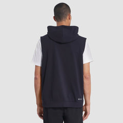 Los Angeles Rams 2025 Rivalries Collection Standard Issue Sideline Dri-FIT Sleeveless Hoodie Midnight Blue | Nike for Sale