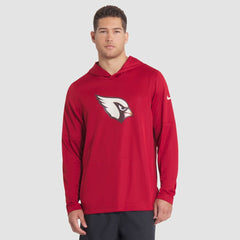 Arizona Cardinals 2025 Rivalries Collection Sideline Dri-FIT Long Sleeve Hoodie T-Shirt Red | Nike for Sale
