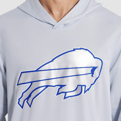 Buffalo Bills 2025 Rivalries Collection Sideline Dri-FIT Long Sleeve Hoodie T-Shirt Silver | Nike for Sale