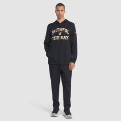 San Francisco 49ers 2025 Rivalries Collection Sideline Dri-FIT Long Sleeve Hoodie T-Shirt Black | Nike for Sale