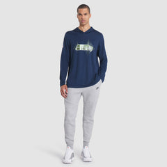 Seattle Seahawks 2025 Rivalries Collection Sideline Dri-FIT Long Sleeve Hoodie T-Shirt College Navy | Nike for Sale