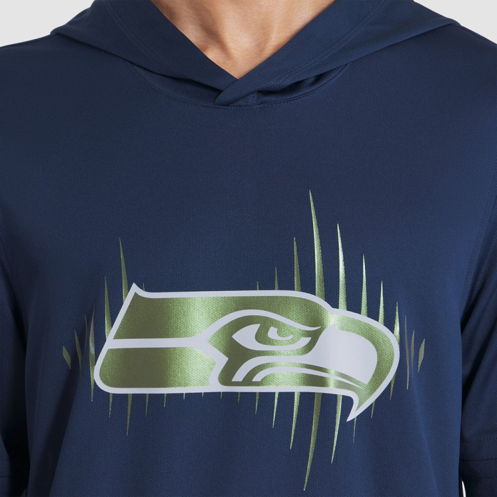 Seattle Seahawks 2025 Rivalries Collection Sideline Dri-FIT Long Sleeve Hoodie T-Shirt College Navy | Nike for Sale