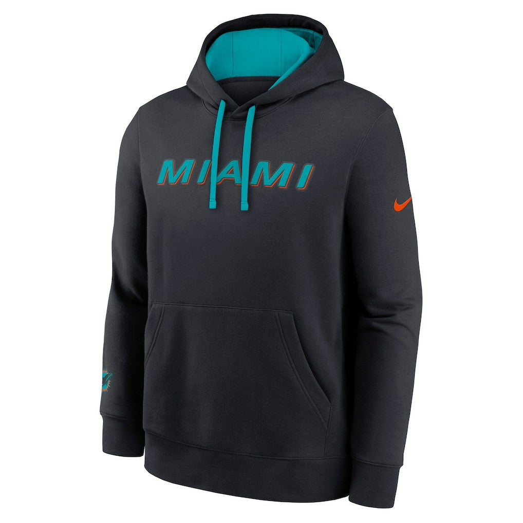Miami Dolphins 2025 Rivalries Collection Club Hoodie Pitch Blue | Nike for Sale