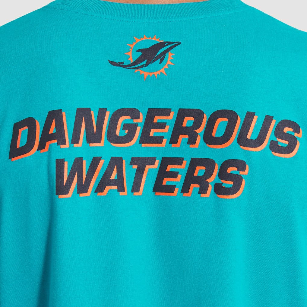 Miami Dolphins 2025 Rivalries Collection Essential Long Sleeve T-Shirt Turbo Green | Nike for Sale
