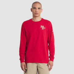 San Francisco 49ers 2025 Rivalries Collection Essential Long Sleeve T-Shirt Scarlet | Nike for Sale