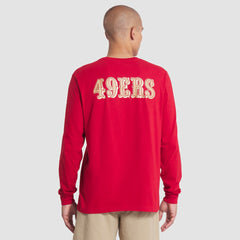 San Francisco 49ers 2025 Rivalries Collection Essential Long Sleeve T-Shirt Scarlet | Nike for Sale