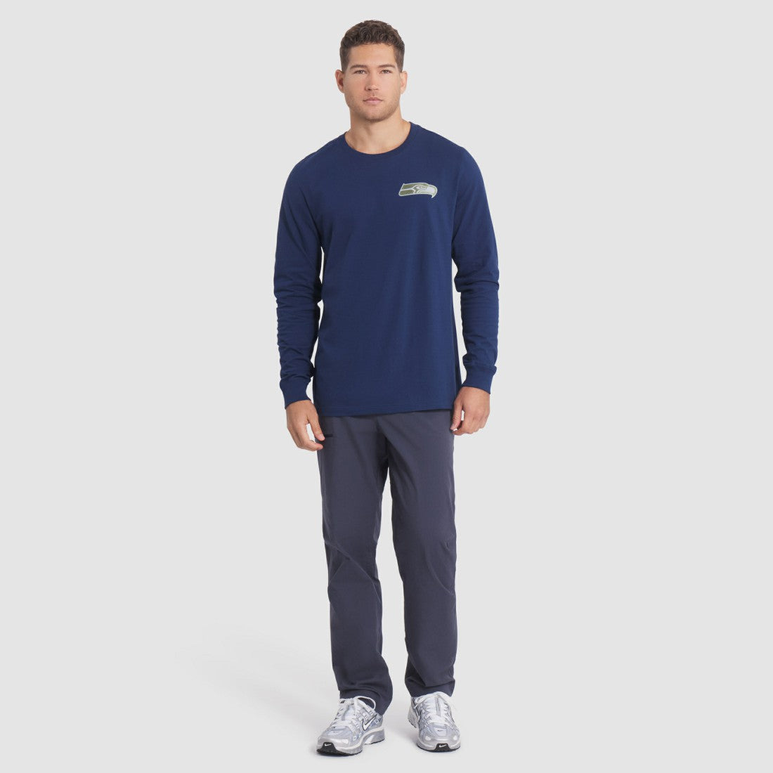 Seattle Seahawks 2025 Rivalries Collection Essential Long Sleeve T-Shirt College Navy | Nike for Sale