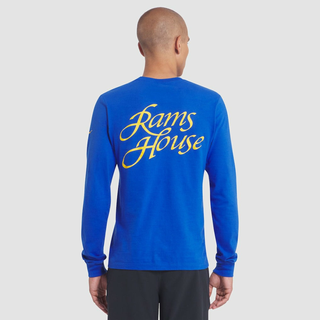 Los Angeles Rams 2025 Rivalries Collection Essential Long Sleeve T-Shirt Royal | Nike for Sale