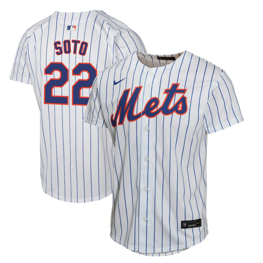 Juan Soto New York Mets Nike Youth Home Game Player Jersey - MLB