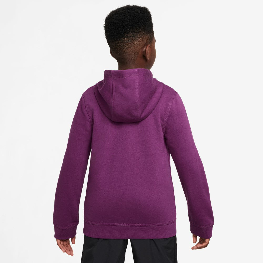 Barcelona Youth 2025/26 Club Full-Zip Hoodie Purple | Nike