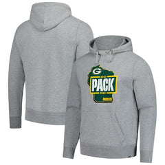 Green Bay Packers '47 Regional Headline Pullover Hoodie Gray | 47 brand