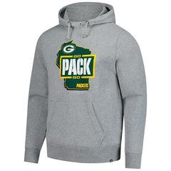 Green Bay Packers '47 Regional Headline Pullover Hoodie Gray | 47 brand