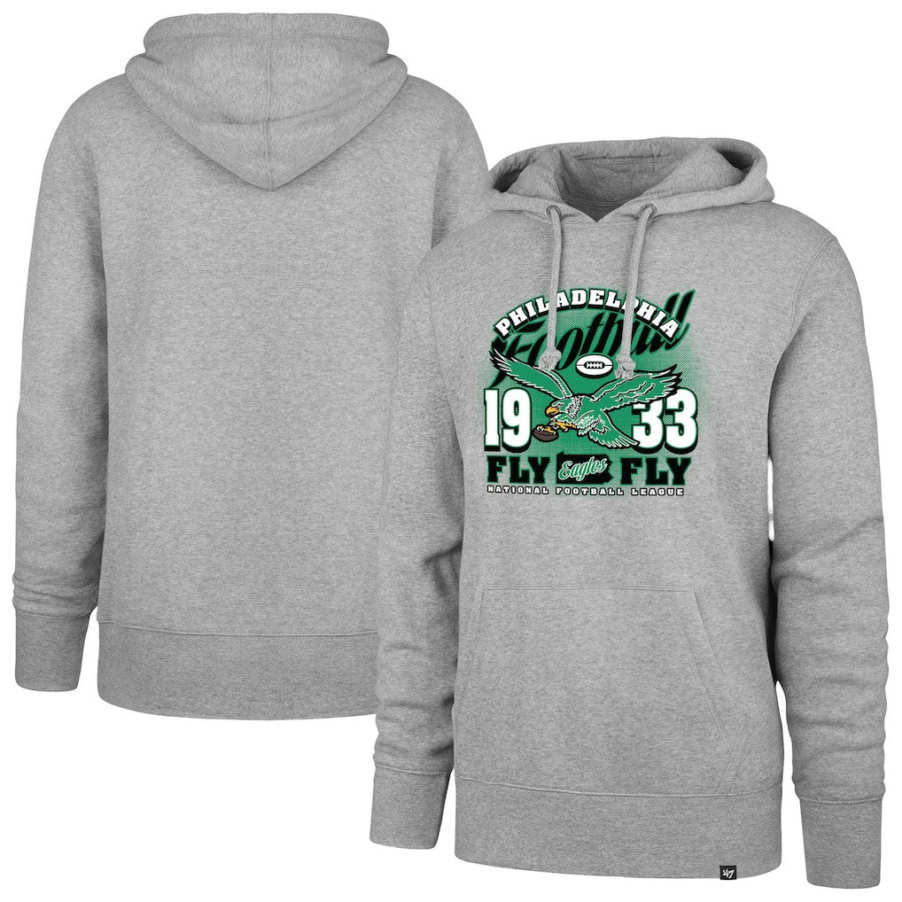 Philadelphia Eagles '47 Regional Headline Pullover Hoodie Gray | 47 brand