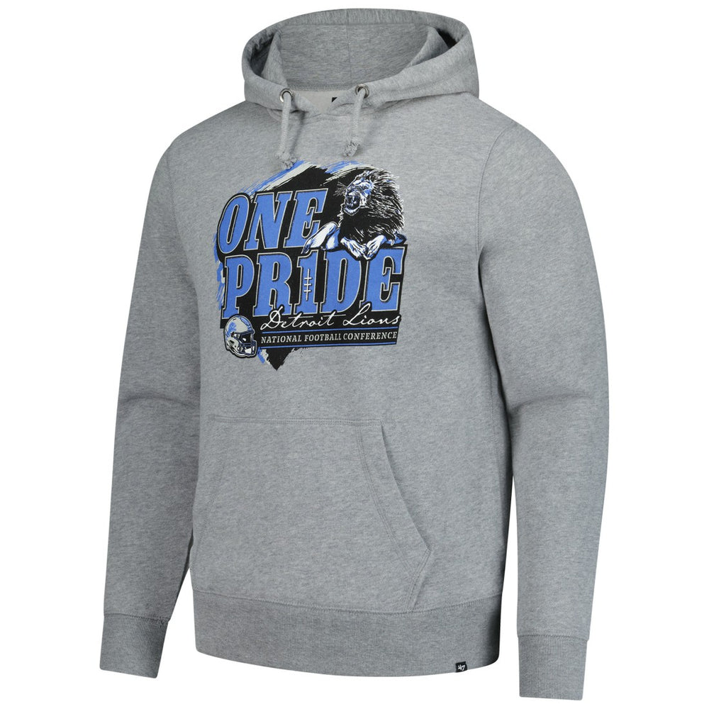 Detroit Lions '47 Regional Headline Pullover Hoodie Gray | 47 brand