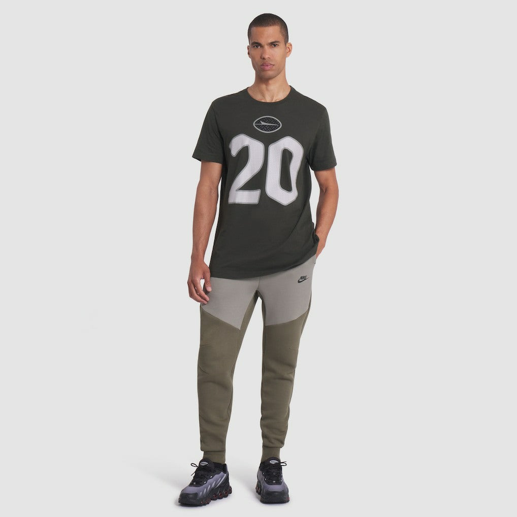 Breece Hall New York Jets 2025 Rivalries Collection Player Name & Number T-Shirt Gotham Green | Nike for Sale