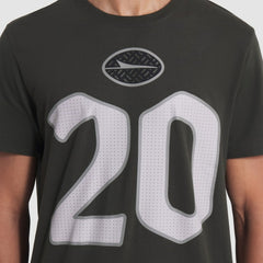 Breece Hall New York Jets 2025 Rivalries Collection Player Name & Number T-Shirt Gotham Green | Nike for Sale
