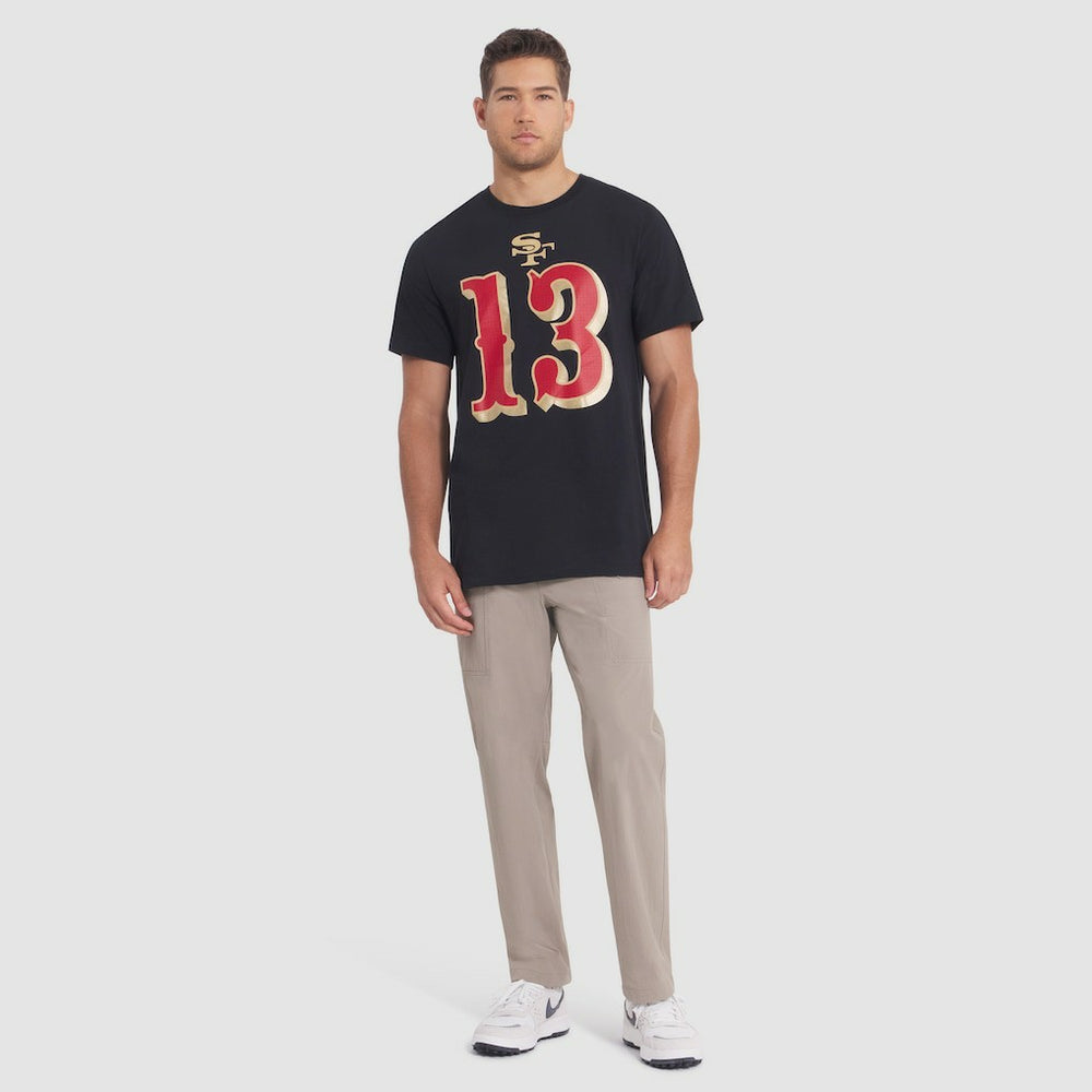 Brock Purdy San Francisco 49ers 2025 Rivalries Collection Player Name & Number T-Shirt Black | Nike for Sale