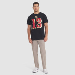 Brock Purdy San Francisco 49ers 2025 Rivalries Collection Player Name & Number T-Shirt Black | Nike for Sale