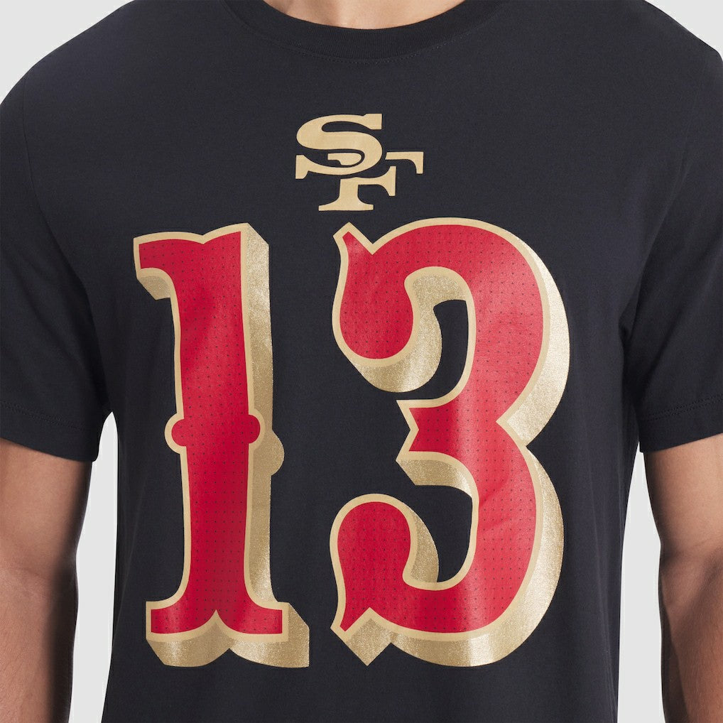 Brock Purdy San Francisco 49ers 2025 Rivalries Collection Player Name & Number T-Shirt Black | Nike for Sale