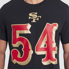 Fred Warner San Francisco 49ers 2025 Rivalries Collection Player Name & Number T-Shirt Black | Nike for Sale