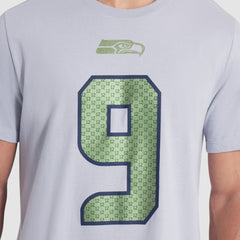 Kenneth Walker III Seattle Seahawks 2025 Rivalries Collection Player Name & Number T-Shirt Wolf Gray | Nike for Sale