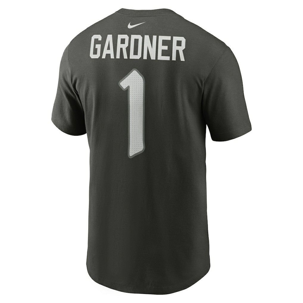 Ahmad Sauce Gardner New York Jets 2025 Rivalries Collection Player Name & Number T-Shirt Gotham Green | Nike for Sale