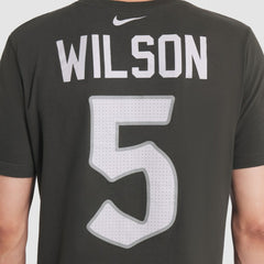 Garrett Wilson New York Jets 2025 Rivalries Collection Player Name & Number T-Shirt Gotham Green | Nike for Sale