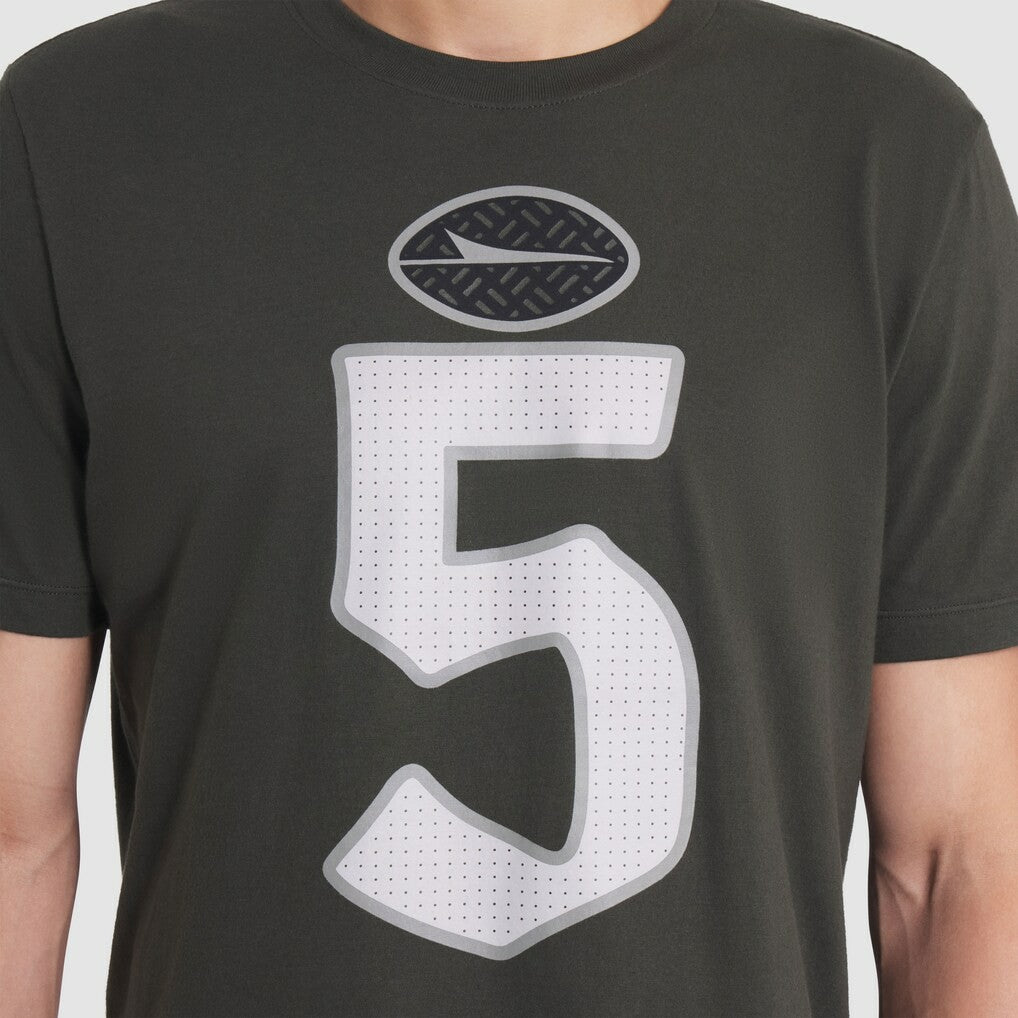 Garrett Wilson New York Jets 2025 Rivalries Collection Player Name & Number T-Shirt Gotham Green | Nike for Sale