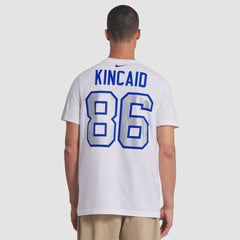 Dalton Kincaid Buffalo Bills 2025 Rivalries Collection Player Name & Number T-Shirt White | Nike for Sale