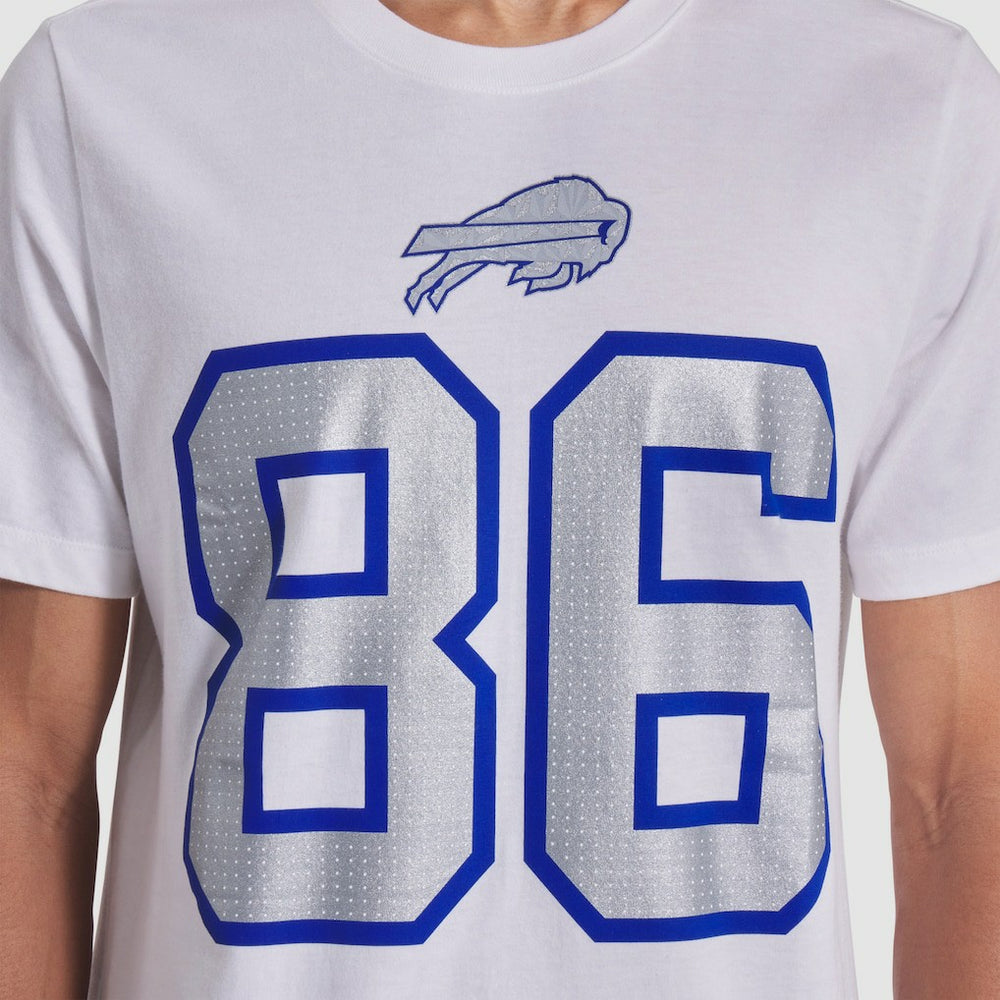 Dalton Kincaid Buffalo Bills 2025 Rivalries Collection Player Name & Number T-Shirt White | Nike for Sale