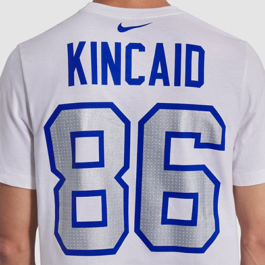 Dalton Kincaid Buffalo Bills 2025 Rivalries Collection Player Name & Number T-Shirt White | Nike for Sale