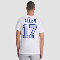 Josh Allen Buffalo Bills 2025 Rivalries Collection Player Name & Number T-Shirt White | Nike for Sale
