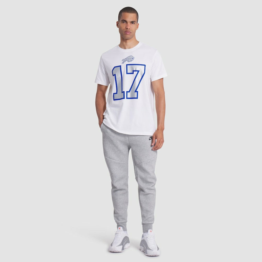 Josh Allen Buffalo Bills 2025 Rivalries Collection Player Name & Number T-Shirt White | Nike for Sale