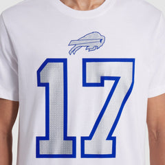 Josh Allen Buffalo Bills 2025 Rivalries Collection Player Name & Number T-Shirt White | Nike for Sale