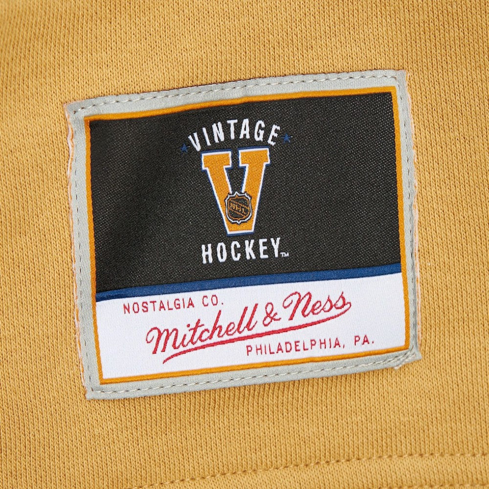 Vegas Golden Knights Mitchell & Ness Women's Heritage Lace-Up Pullover Sweatshirt - Black - NHL