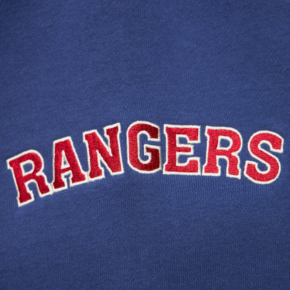 New York Rangers Mitchell & Ness Women's Heritage Lace-Up Pullover Sweatshirt - Blue - NHL