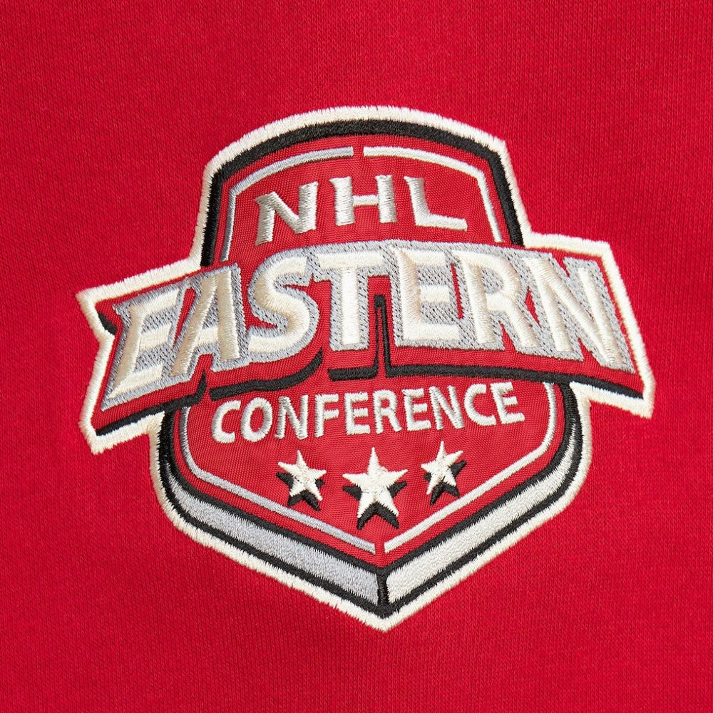 Detroit Red Wings Mitchell & Ness Women's Heritage Lace-Up Pullover Sweatshirt - Red - NHL
