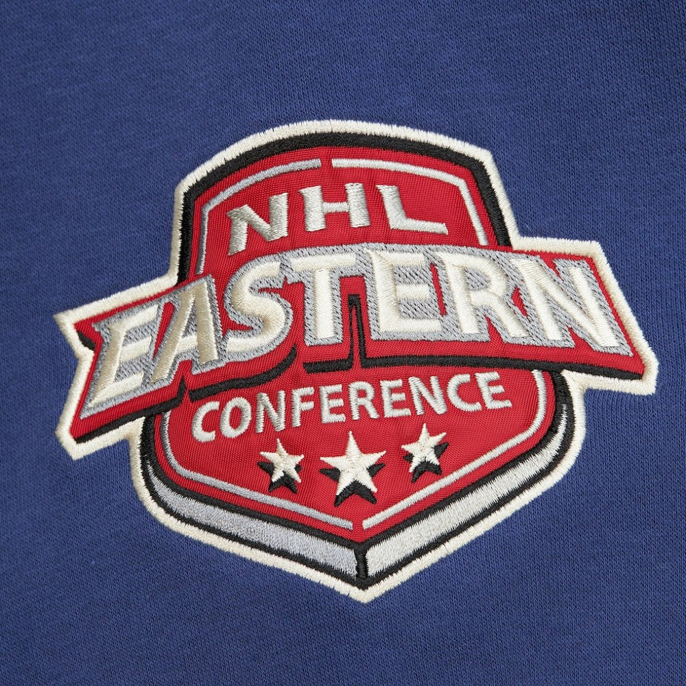 Tampa Bay Lightning Mitchell & Ness Women's Heritage Lace-Up Pullover Sweatshirt - Blue - NHL
